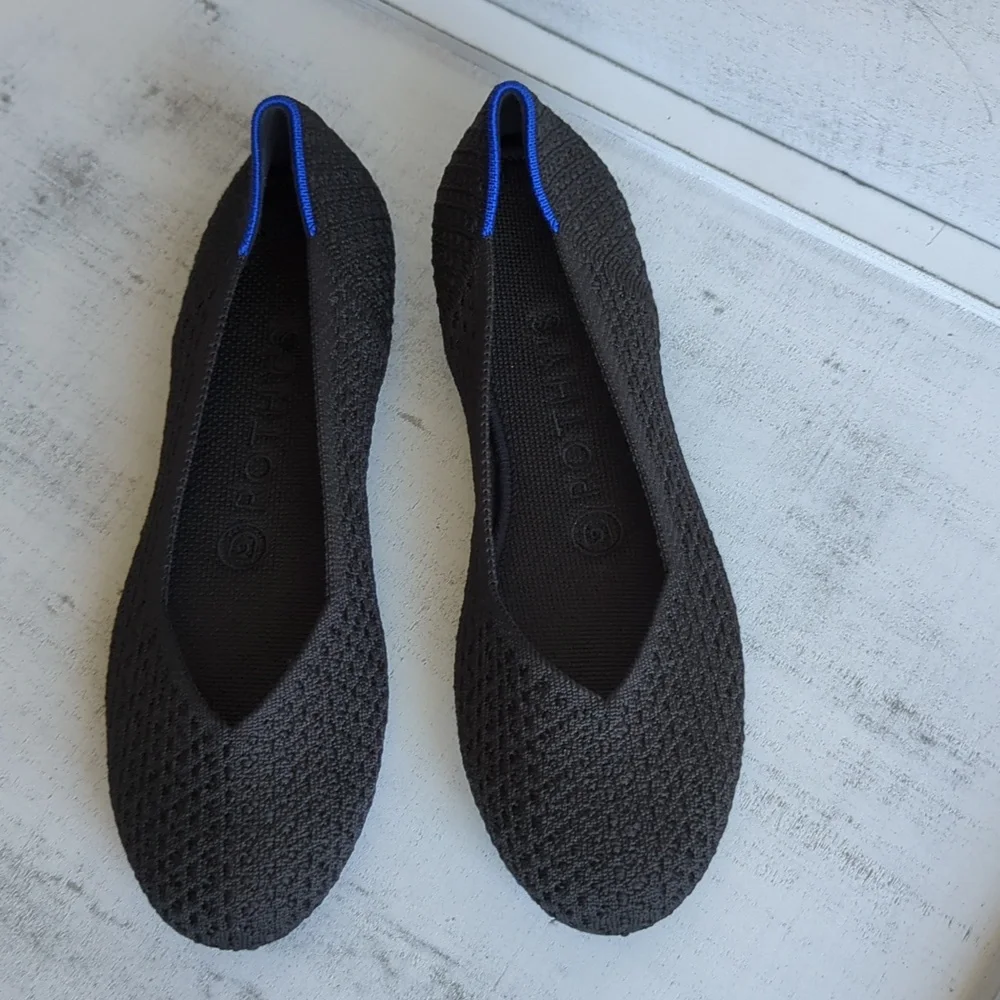 ❤️ ROTHYS HONEYCOMB ROUND TOE WOMEN'S FLATS SHOES - Picture 5 of 15